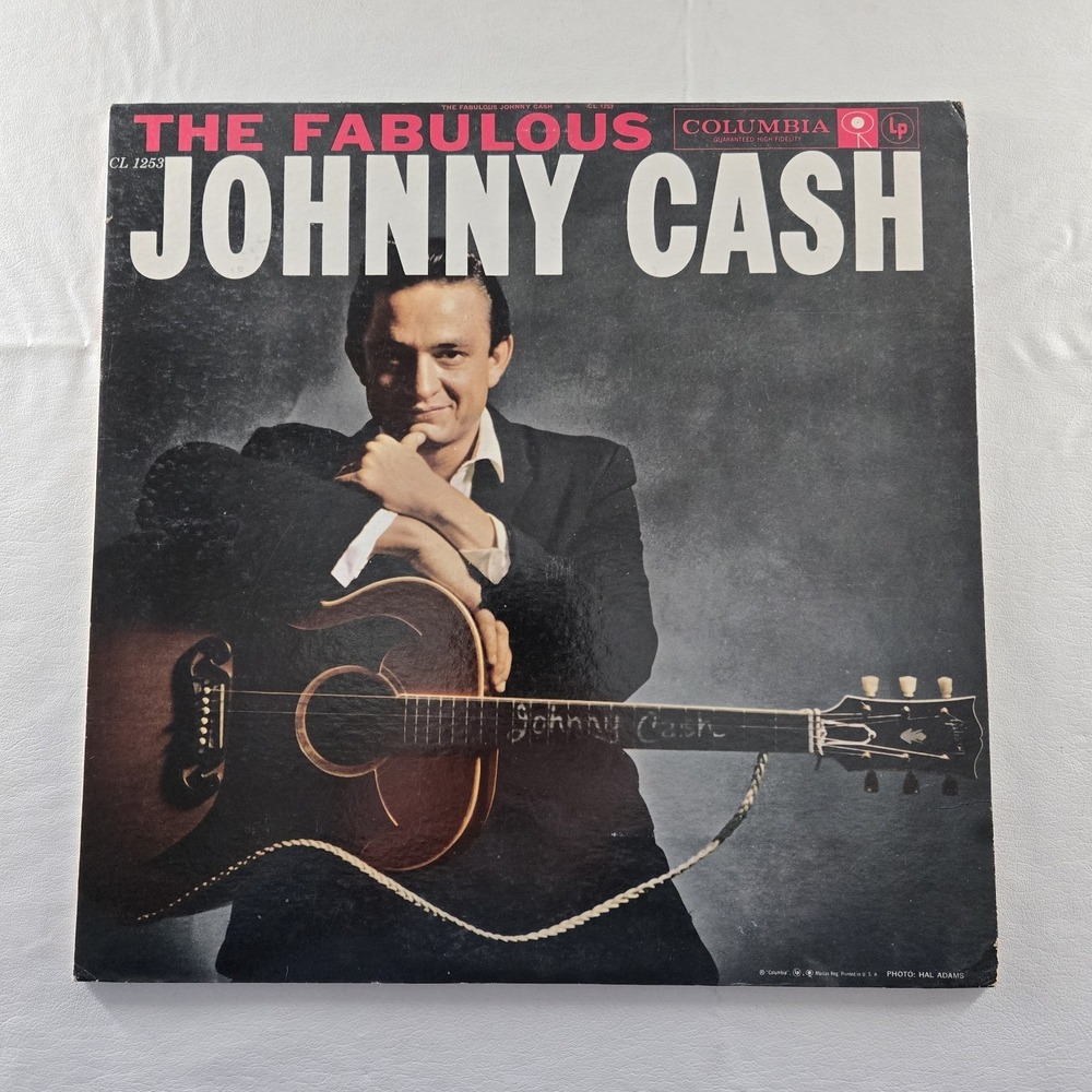Johnny Cash The Fabulous Johnny Cash CL1253 Record LP Album Columbia EX Tested